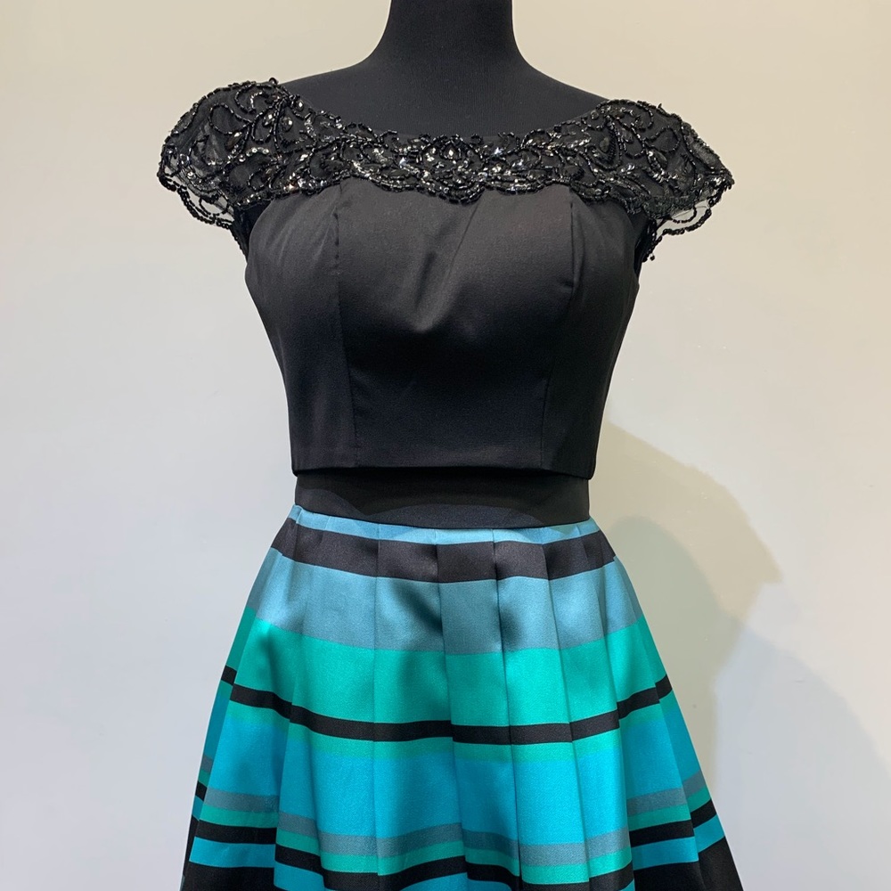 Sweet and sassy party dress two pieces